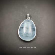 Load image into Gallery viewer, Aquamarine Pendant 30mm*24mm*11mm