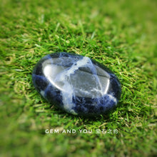 Load image into Gallery viewer, Sodalite Polished Palm Stone 60mm*40mm
