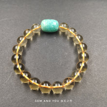 Load image into Gallery viewer, Citrine(10mm)+Amazonite Bracelet