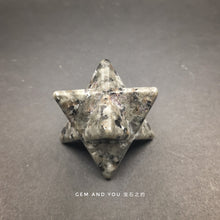 Load image into Gallery viewer, Yooperlite Merkaba Star Carving 42mm