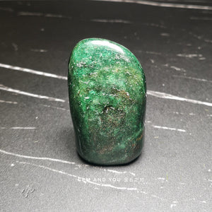 Green Fuscite Polished Stone 72mm*41mm*37mm