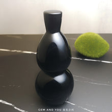 Load image into Gallery viewer, Natural Rainbow Obsidian Carving Gourd(Wu Lou)130mm*50mm