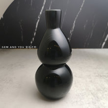 Load image into Gallery viewer, Natural Rainbow Obsidian Carving Gourd(Wu Lou) 145mm*65mm